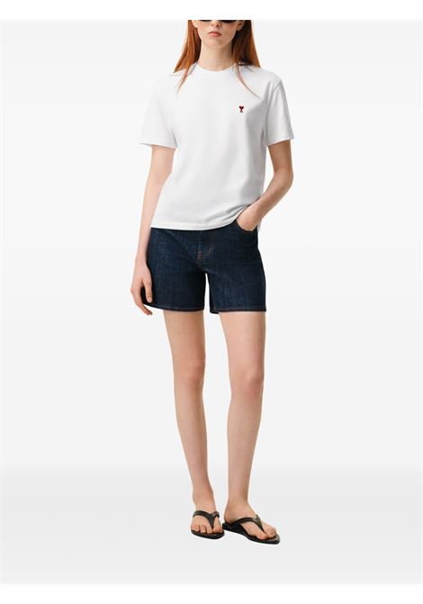 t-shirt adc uomo bianca AMI PARIS | BFUTS035.724100